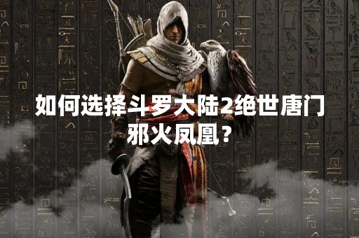 如何选择斗罗大陆2绝世唐门邪火凤凰？