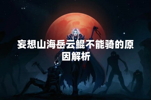 妄想山海岳云鲲不能骑的原因解析