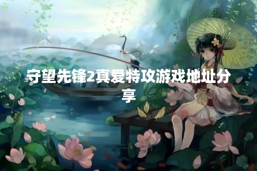 守望先锋2真爱特攻游戏地址分享