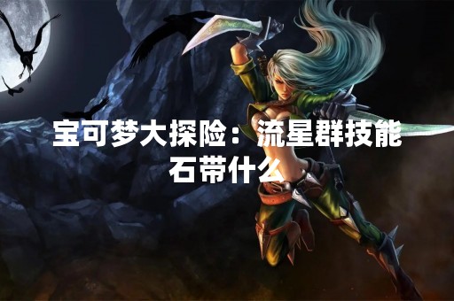 宝可梦大探险：流星群技能石带什么