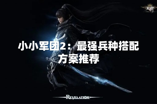 小小军团2：最强兵种搭配方案推荐