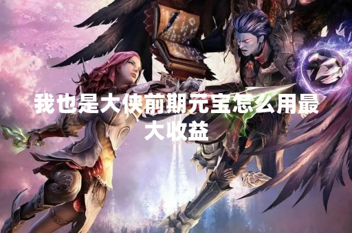 我也是大侠前期元宝怎么用最大收益