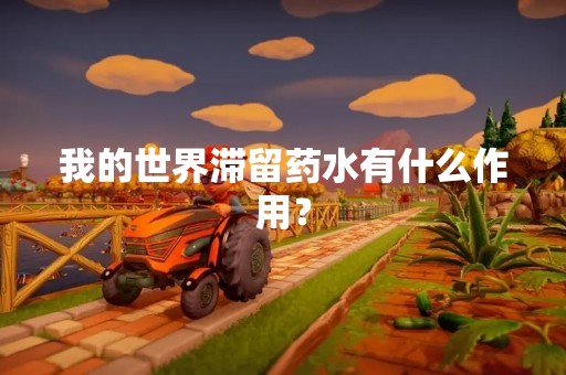 我的世界滞留药水有什么作用？