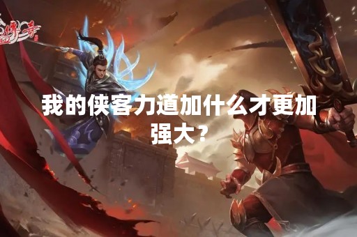 我的侠客力道加什么才更加强大？