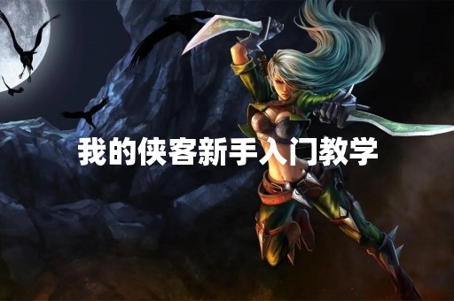 我的侠客新手入门教学