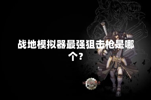 战地模拟器最强狙击枪是哪个？