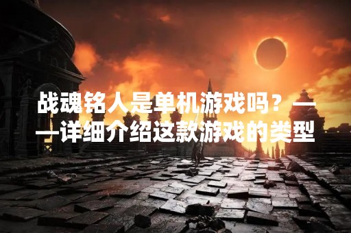 战魂铭人是单机游戏吗？——详细介绍这款游戏的类型和特点
