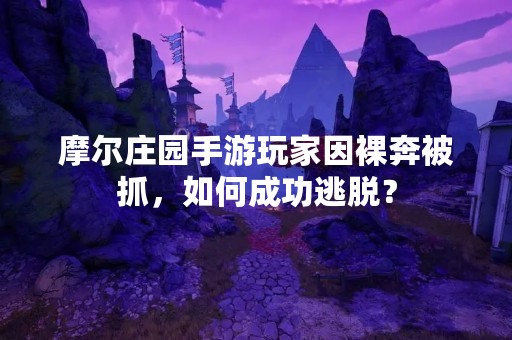 摩尔庄园手游玩家因裸奔被抓，如何成功逃脱？