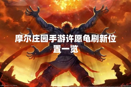 摩尔庄园手游许愿龟刷新位置一览
