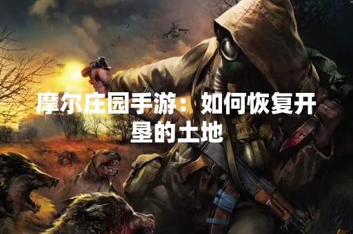 摩尔庄园手游：如何恢复开垦的土地