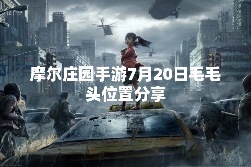 摩尔庄园手游7月20日毛毛头位置分享