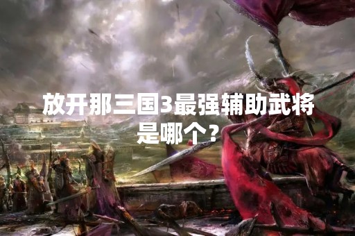 放开那三国3最强辅助武将是哪个？