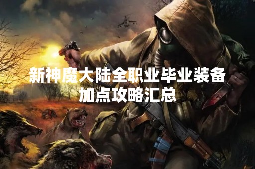 新神魔大陆全职业毕业装备加点攻略汇总