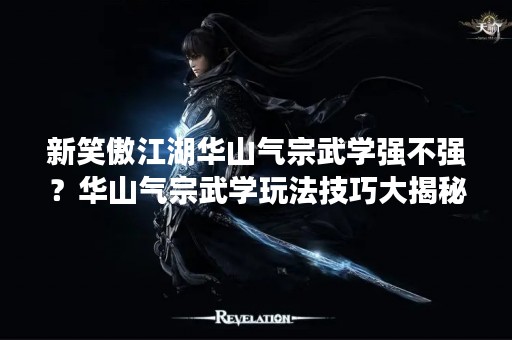 新笑傲江湖华山气宗武学强不强？华山气宗武学玩法技巧大揭秘！