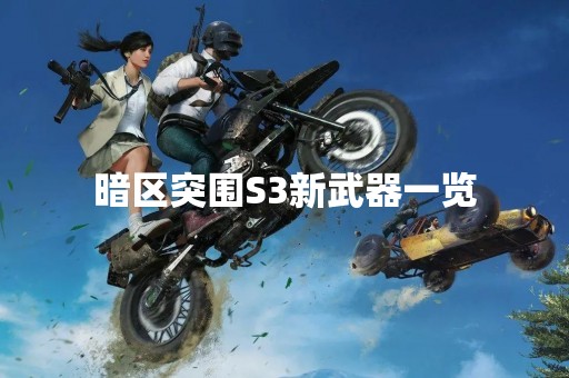 暗区突围S3新武器一览