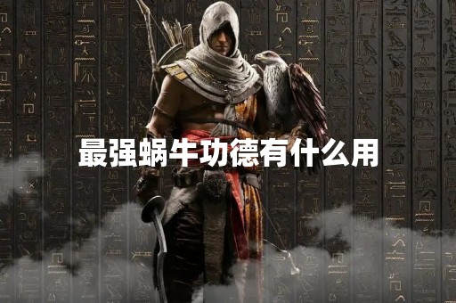 最强蜗牛功德有什么用
