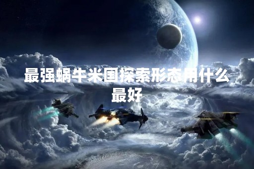 最强蜗牛米国探索形态用什么最好