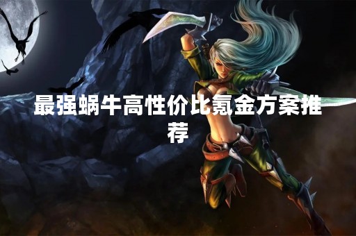 最强蜗牛高性价比氪金方案推荐