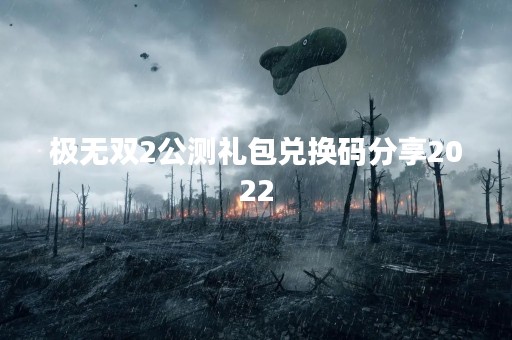 极无双2公测礼包兑换码分享2022
