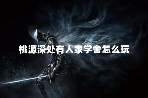 桃源深处有人家学舍怎么玩