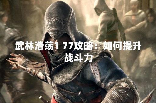 武林浩荡1 77攻略：如何提升战斗力