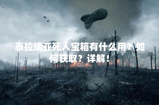 泰拉瑞亚死人宝箱有什么用？如何获取？详解！