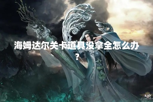 海姆达尔关卡道具没拿全怎么办？