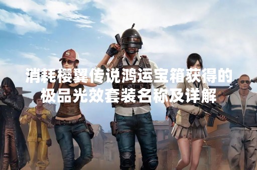 消耗樱翼传说鸿运宝箱获得的极品光效套装名称及详解