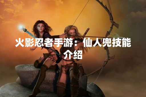火影忍者手游：仙人兜技能介绍
