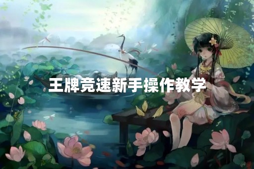 王牌竞速新手操作教学