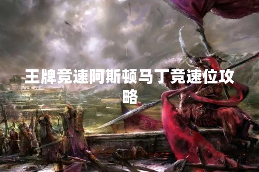 王牌竞速阿斯顿马丁竞速位攻略