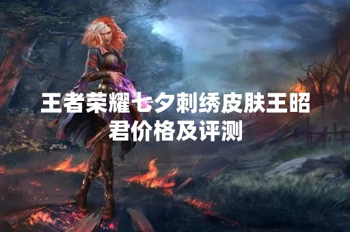 王者荣耀七夕刺绣皮肤王昭君价格及评测