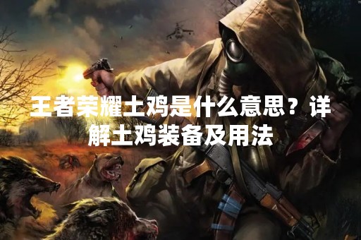 王者荣耀土鸡是什么意思？详解土鸡装备及用法