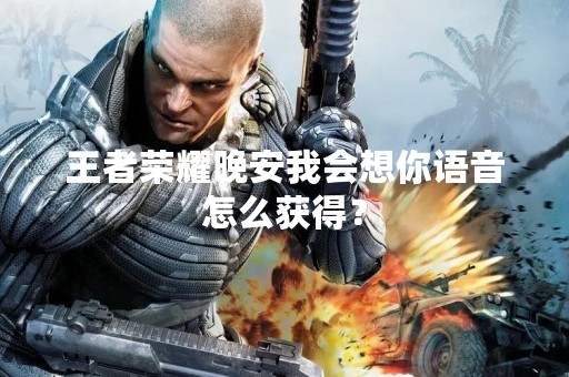 王者荣耀晚安我会想你语音怎么获得？