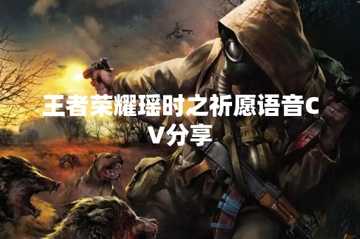 王者荣耀瑶时之祈愿语音CV分享