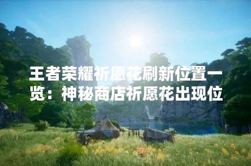 王者荣耀祈愿花刷新位置一览：神秘商店祈愿花出现位置详解