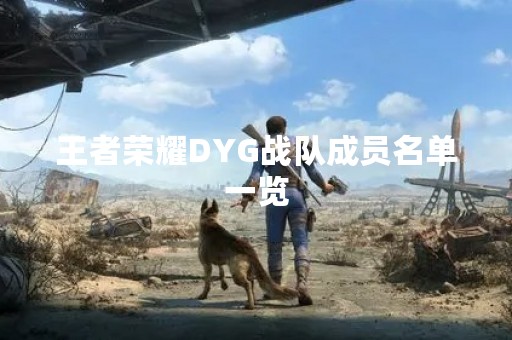 王者荣耀DYG战队成员名单一览