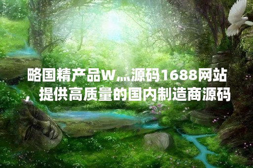 略国精产品W灬源码1688网站，提供高质量的国内制造商源码
