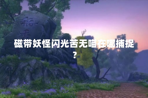 磁带妖怪闪光苦无喵在哪捕捉？