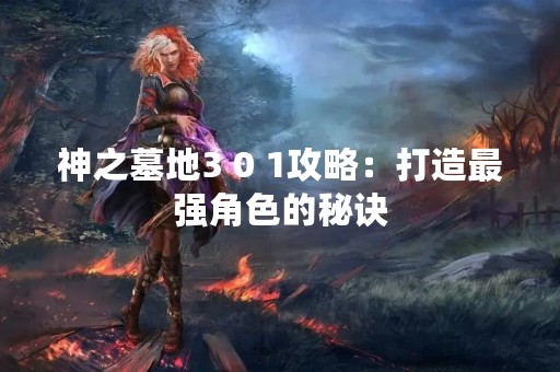 神之墓地3 0 1攻略：打造最强角色的秘诀