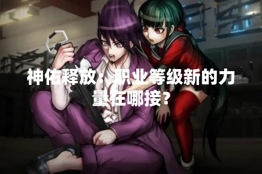 神佑释放：职业等级新的力量在哪接？