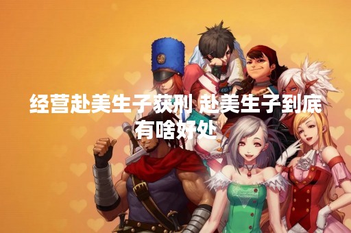经营赴美生子获刑 赴美生子到底有啥好处