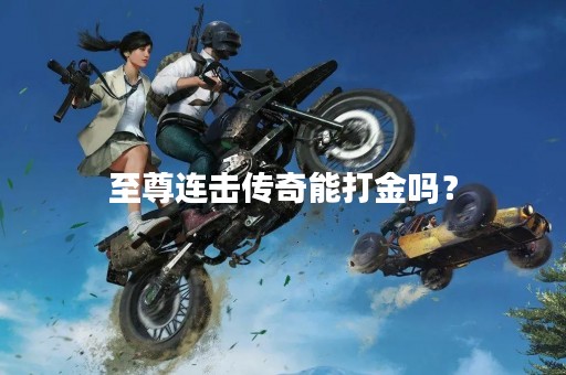 至尊连击传奇能打金吗？