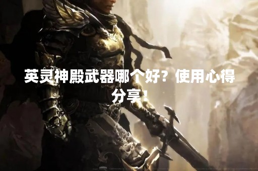 英灵神殿武器哪个好？使用心得分享！