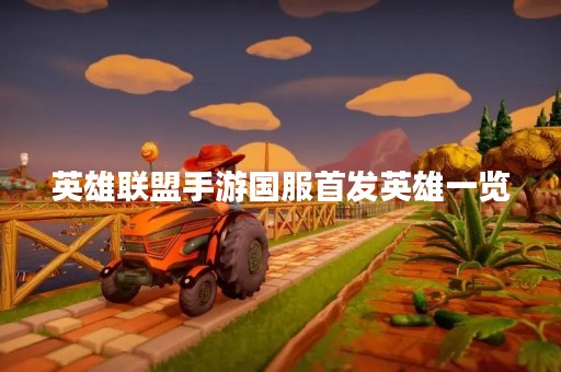 英雄联盟手游国服首发英雄一览