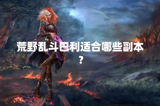 荒野乱斗巴利适合哪些副本？