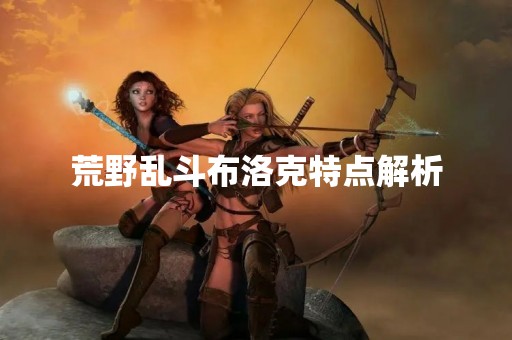 荒野乱斗布洛克特点解析