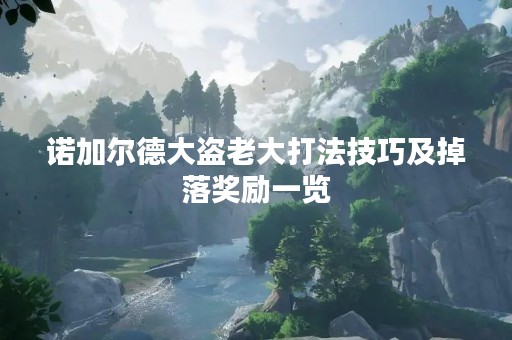 诺加尔德大盗老大打法技巧及掉落奖励一览