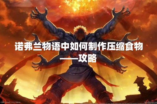 诺弗兰物语中如何制作压缩食物——攻略