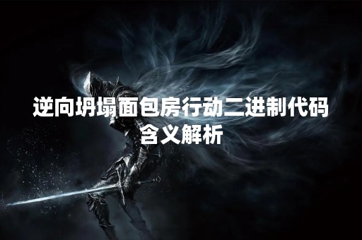 逆向坍塌面包房行动二进制代码含义解析